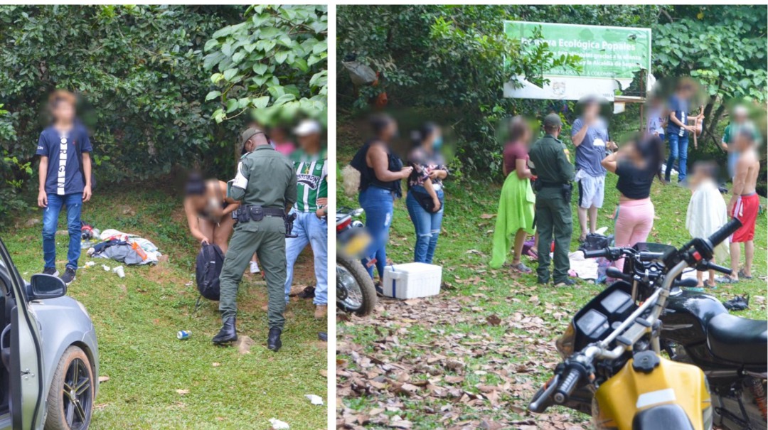 Sorprenden a 45 personas de paseo en un balneario de Segovia, Antioquia