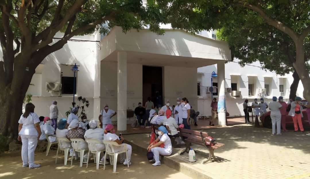 Protesta de médicos: Médicos advierten tomarse hospital de Valledupar por falta de pagos