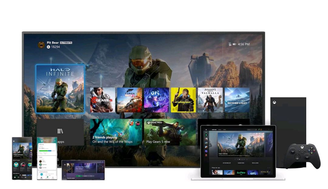 Interfaz Xbox Series X: Microsoft presentó la interfaz de su nuevo ecosistema Xbox