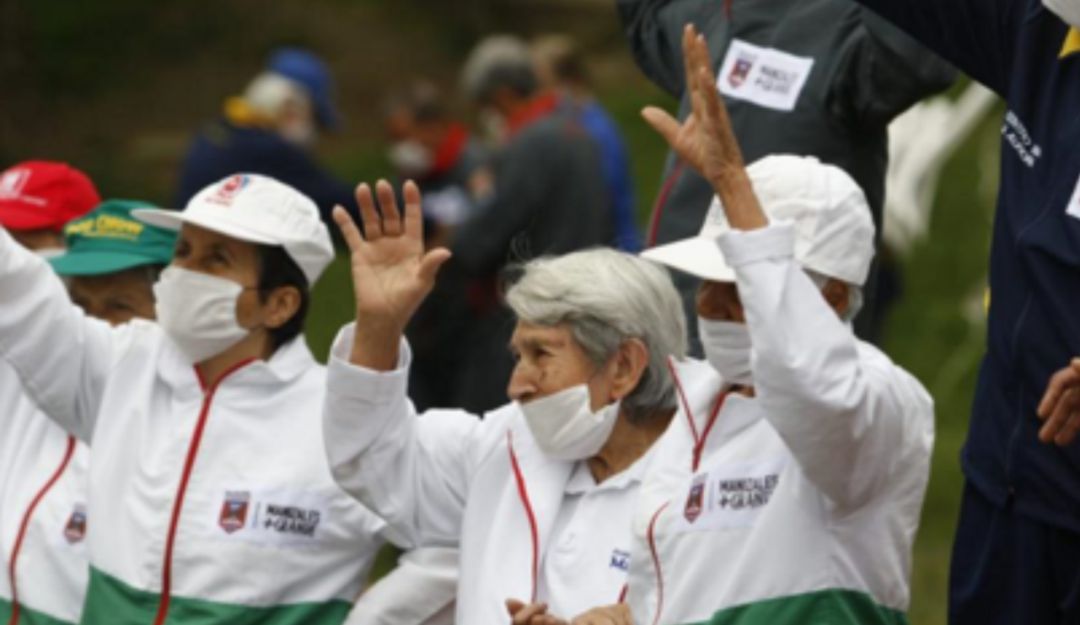 Adultos mayores en Manizales: Adultos mayores participan de piloto para hacer actividad física en parques