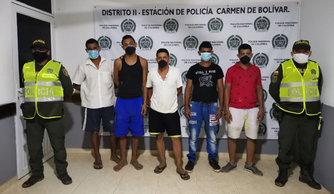 Capturas operativos Montes de María en Bolívar: 22 capturas dejan operativos de la Policía en los Montes de María