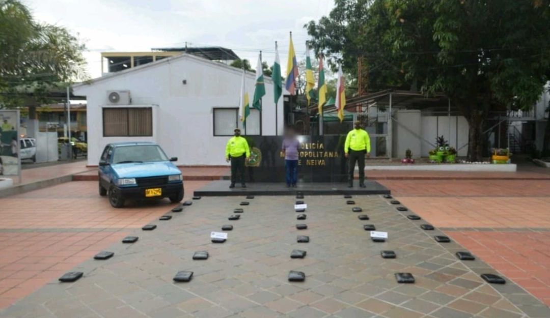 Más de 20.000 gramos de marihuana serían distribuídos en barrios de Neiva