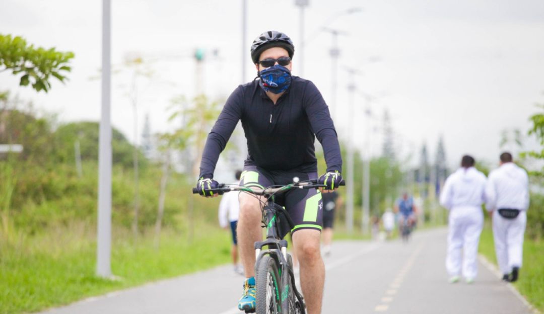 Inder: El tapabocas, una obligación para hacer deporte en Medellín