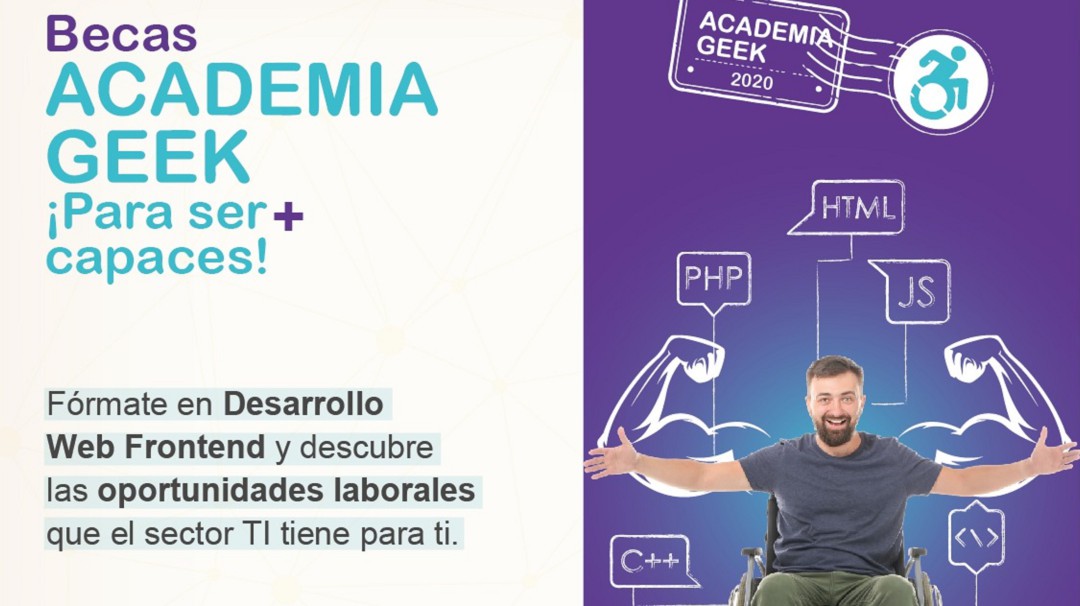 Convocatoria capacitará en programación a personas con discapacidad física