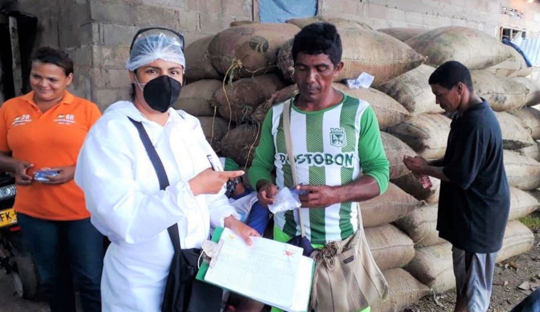 Magangué: Campaña contra el coronavirus llegó al sector comercial de Magangué