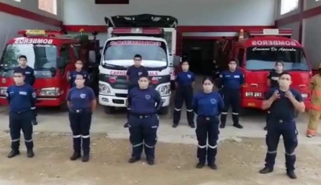 Coronavirus: Bomberos de Carmen de Apicalá se recuperan de COVID-19