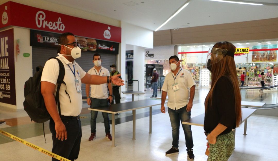 piloto de reapertura monteria cordoba restaurantes covid-19 protocolos: Inspeccionan 25 restaurantes del piloto de reapertura en Montería