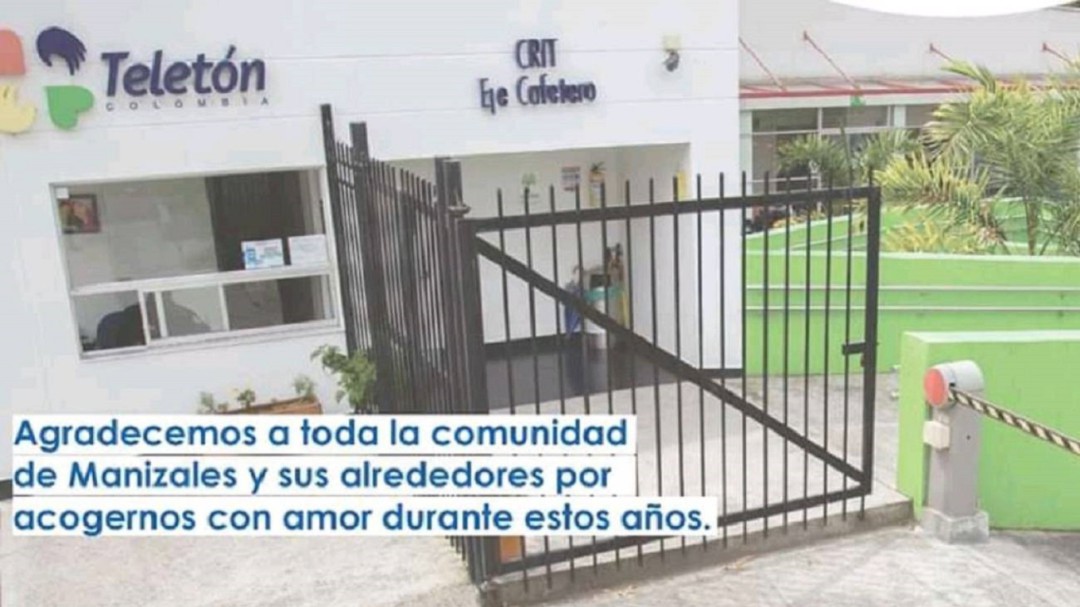 Teletón rechazó ayudas para seguir funcionando en Manizales