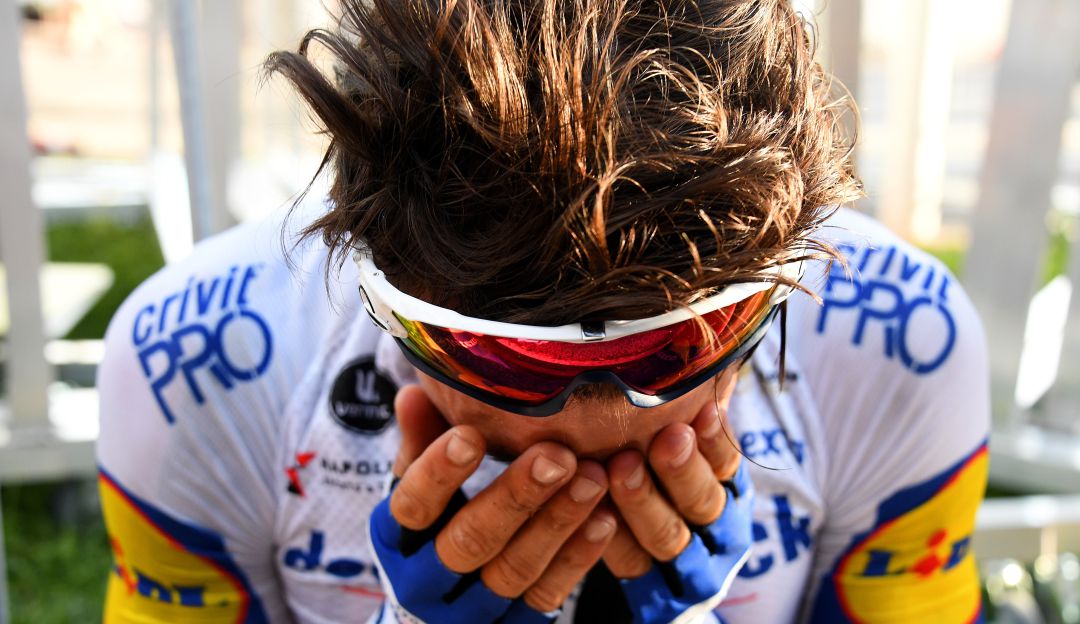 Tour de Francia: Las lágrimas de Alaphilippe por su padre: "Esta victoria es para él”