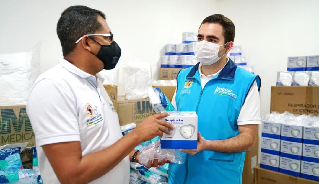 Pandemia en Cartagena: Cinco municipios en Bolívar reciben elementos de bioseguridad
