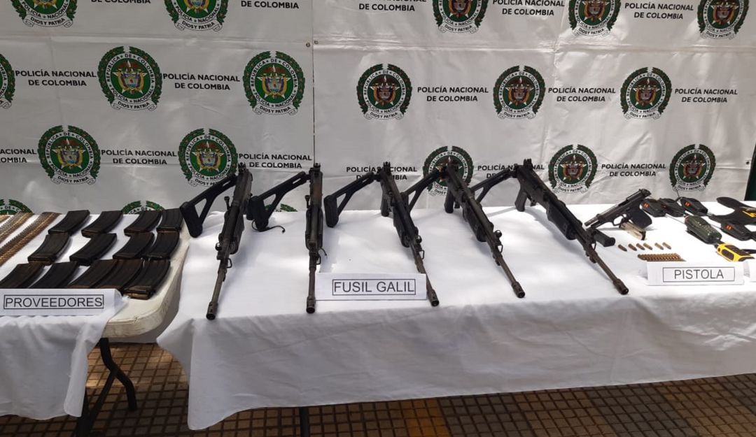 Narcotráfico en Santa Marta: Gaula le decomisa armamento de guerra al grupo delictivo 'Los Pachenca'