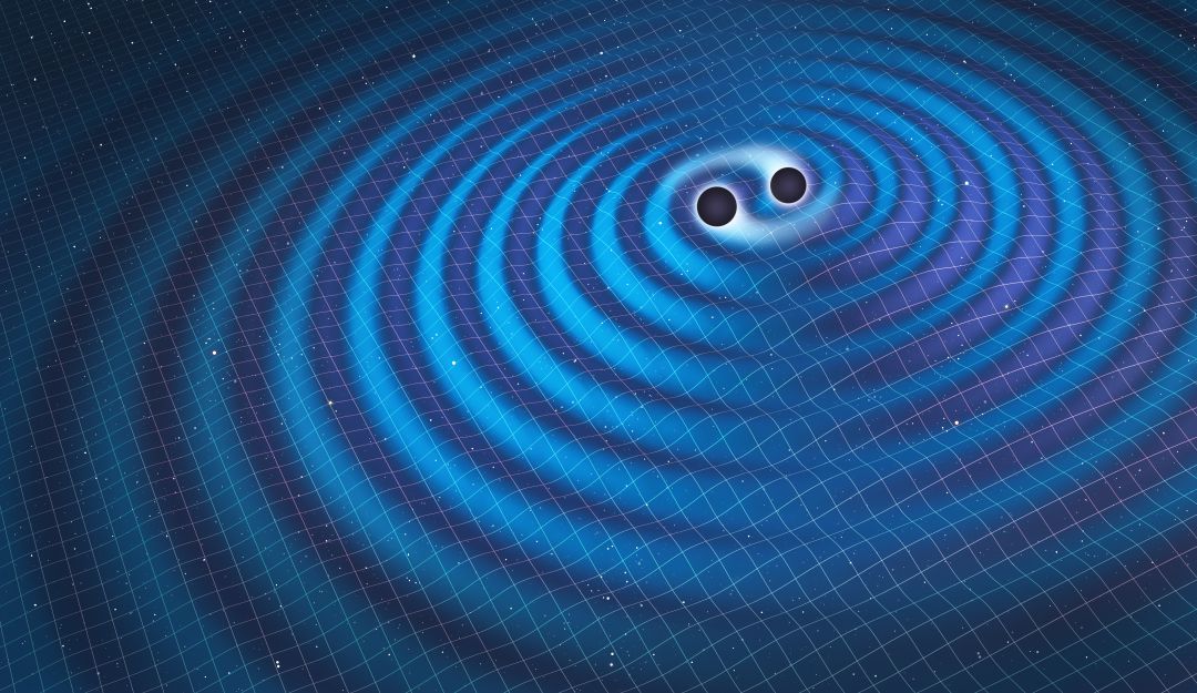 Ondas gravitacionales (imagen referencia)
