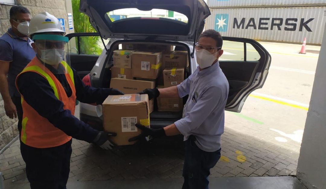 Ayudas humanitarias Puerto de Cartagena: Puerto de Cartagena focaliza ayudas en alimentos y equipos médicos