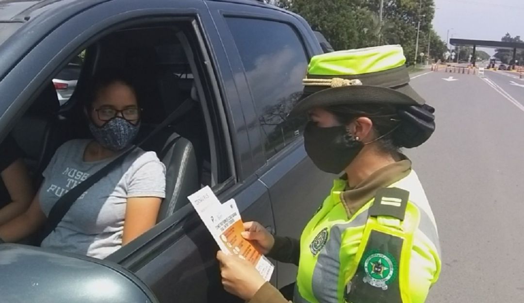 Tunel de la Línea: Controles en el Valle para la inauguración del túnel de la línea