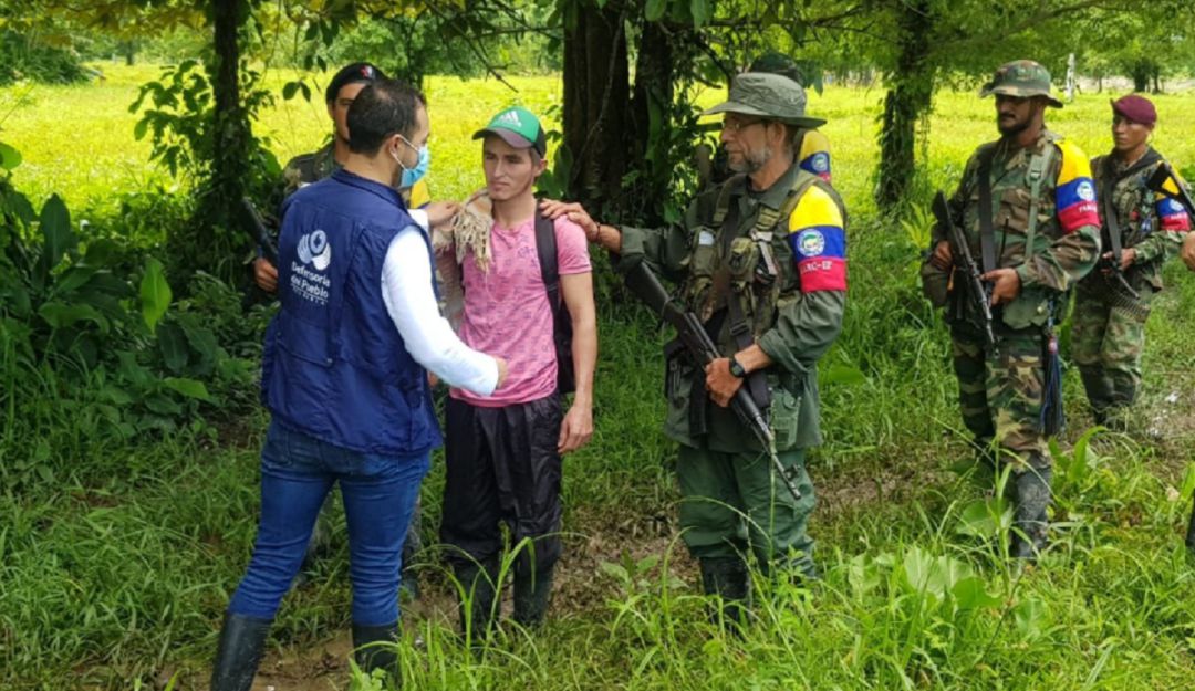 Defensoria del Pueblo: Defensoría participó en liberación de secuestrado en Norte de Santander