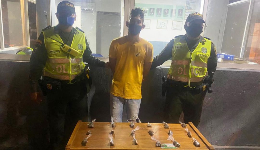 marihuana en Cartagena: Capturadas dos personas e incautadas 43 dosis de marihuana en Cartagena