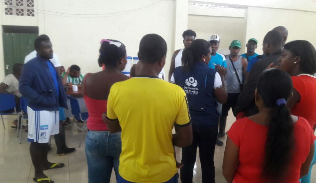 Defensoría del Pueblo: Defensoría solicita mecanismos de asistencia humanitaria en el Alto Baudó