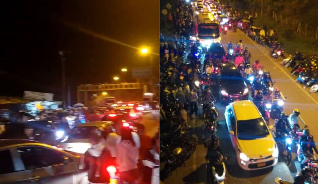Congestión en el Km 18 en medio de la pandemia: "No podemos actuar más allá del Km 18" Movilidad Cali