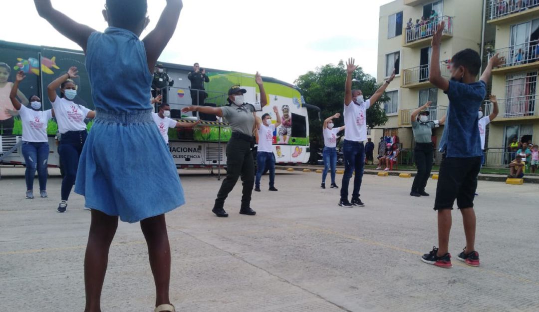 Campañas contra abusos sexuales infantiles: Policía realiza campaña contra el abuso sexual infantil en Cartagena
