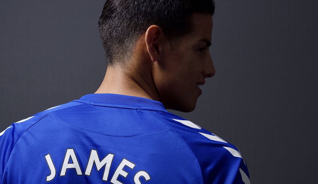 James: El número de camiseta que usará James Rodríguez en el Everton