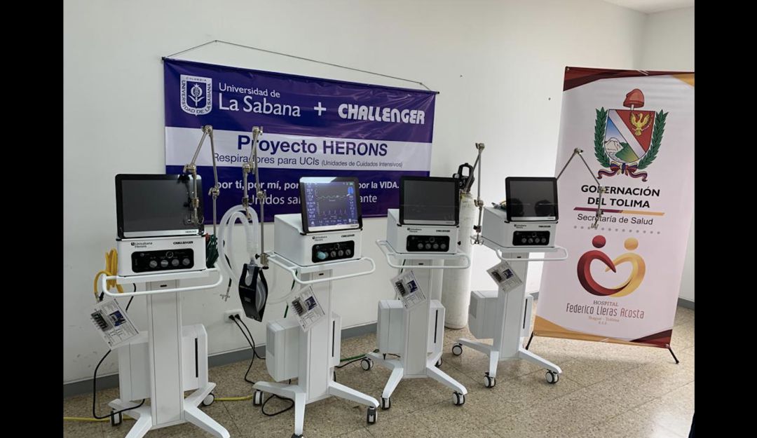 Coronavirus Ibagué: Empresarios tolimenses donan ventiladores al Federico Lleras