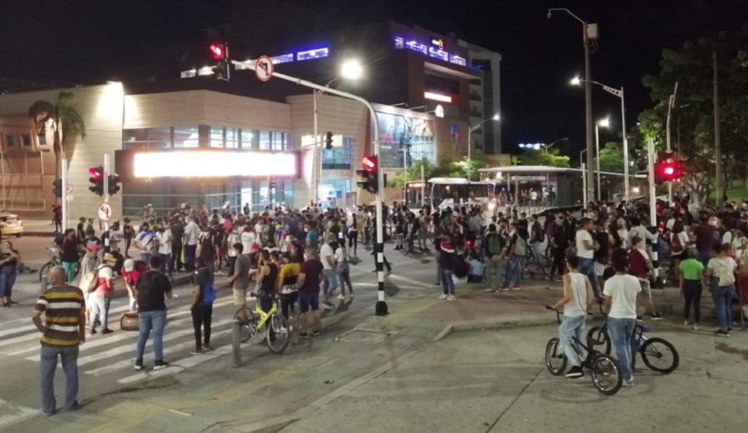 Protesta Barranquilla: En Barranquilla se sumaron a protestas por muerte de abogado en Bogotá