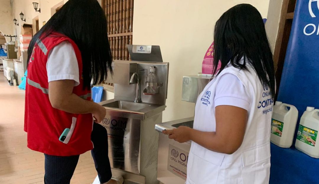 Donación de lavamanos en Cartagena: DADIS recibe donación de lavamanos de la OIM en Cartagena
