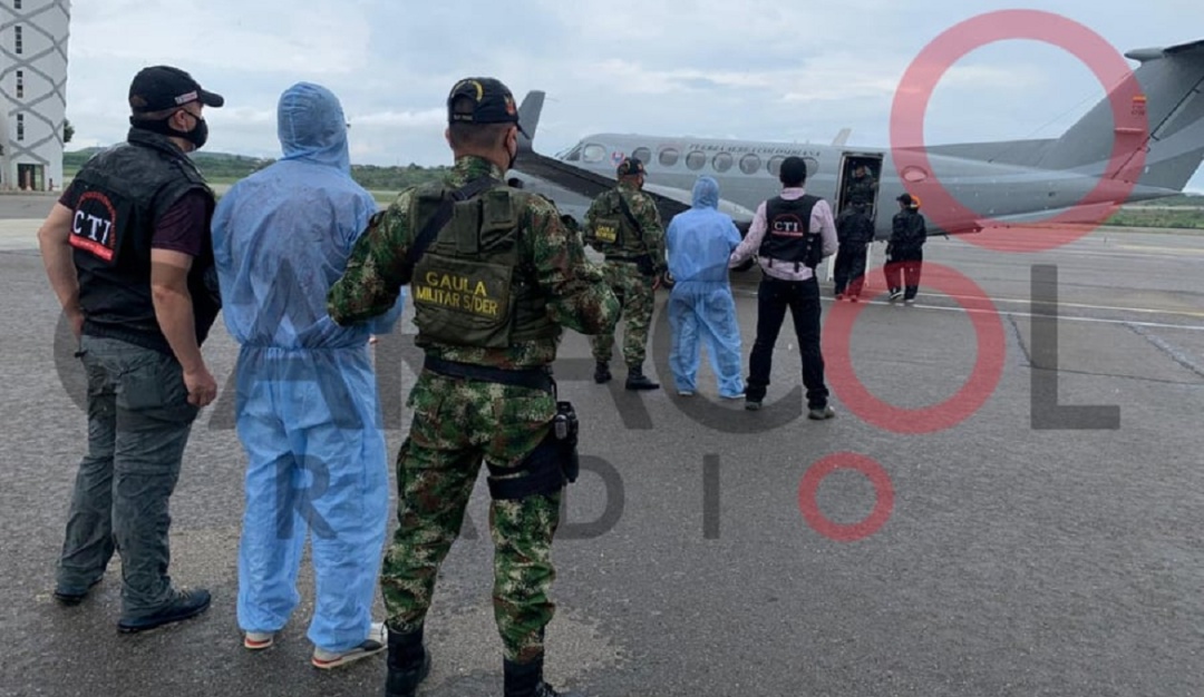 Dos hombres capturados pedidos en extradición: Entregados a justicia norteamericana dos extraditables capturados en Cúcuta