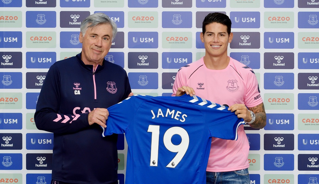 Carlo Ancelotti James Rodríguez: Carlo Ancelotti: "James va a demostrar su calidad en la Premier League"