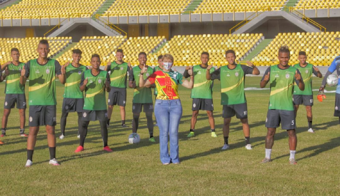 Real Cartagena en el estadio Jaime Morón: Real Cartagena volvió a pisar el gramado del Jaime Morón