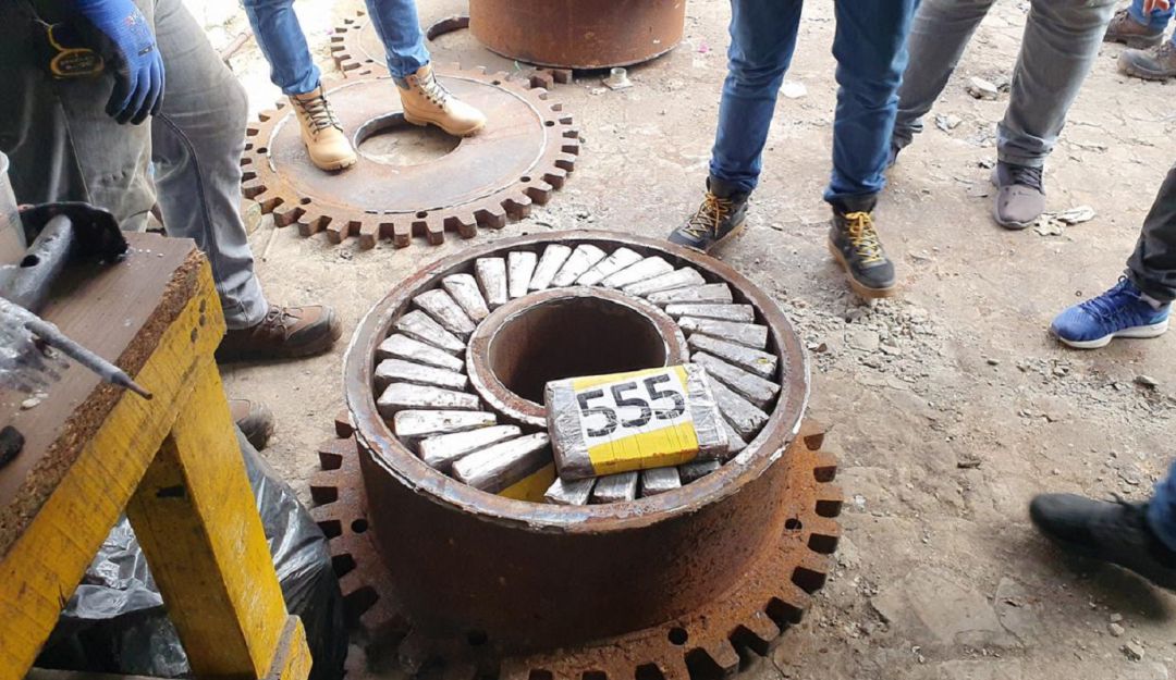 DECOMISAN COCAÍNA EN BARRANQUILLA: En cilindros de gas y piñones decomisan media tonelada de cocaína
