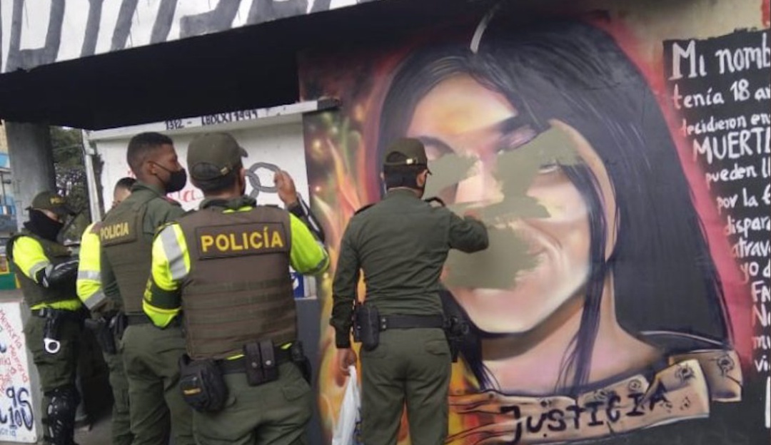 Mural de Julieth Ramírez: Rechazo en redes sociales por borrar mural de Julieth Ramírez