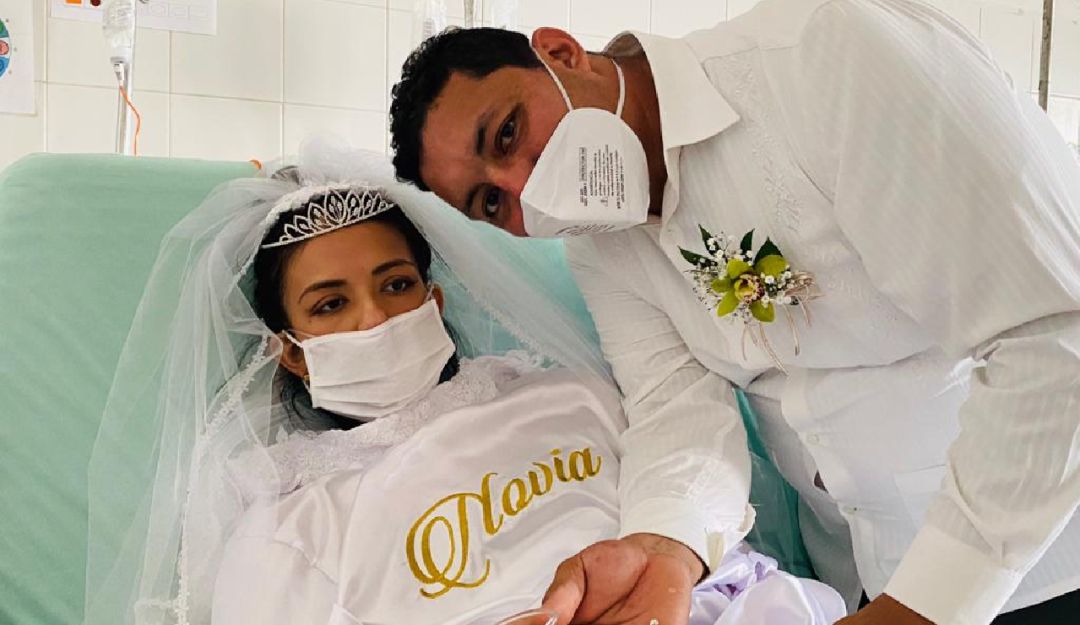 Estefany Torres y Duván Pabón: Murió mujer que se casó en Bucaramanga, tras enfermedad terminal