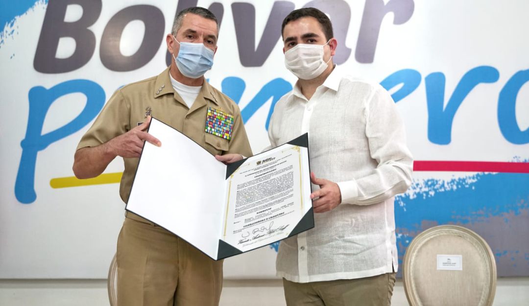 vicealmirante Andrés Vásquez: Reconocimiento de la Gobernación al vicealmirante Andrés Vásquez