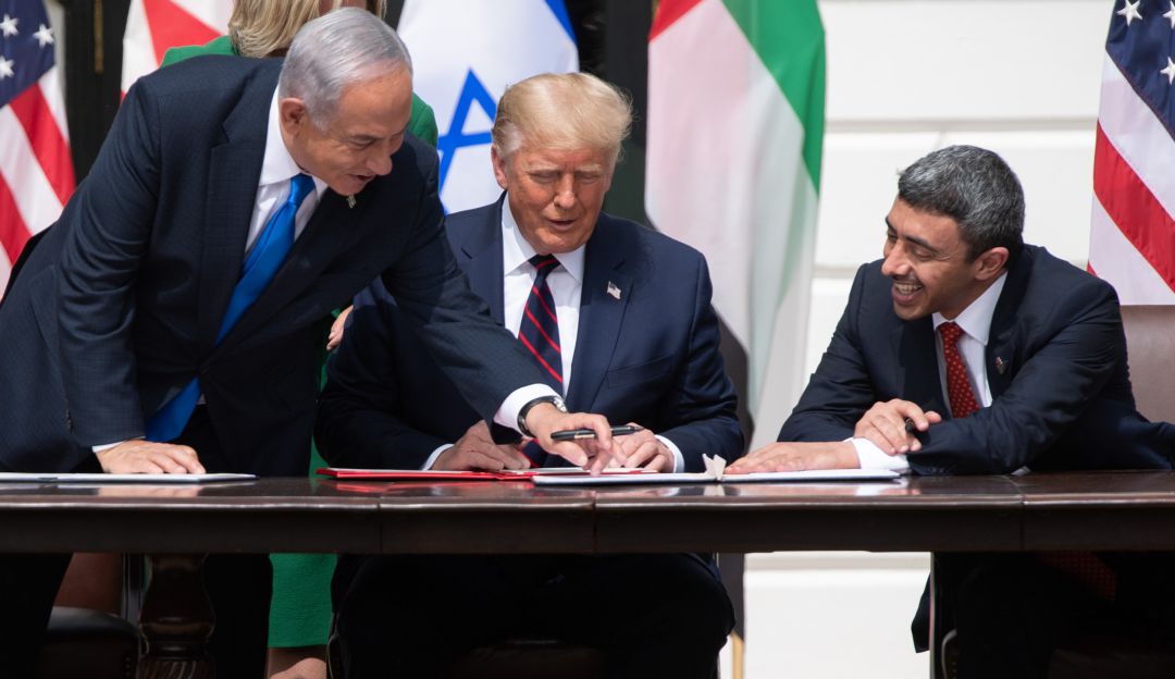 Israel, Baréin y Emiratos Árabes Unidos firman la paz