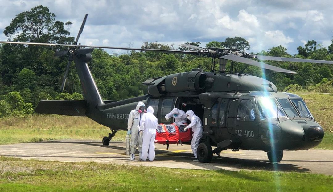 Camara especial para el traslado de pacientes con covid recibió el CACOM 5: La FAC en Antioquia adquirió una cámara para el traslado de contagiados