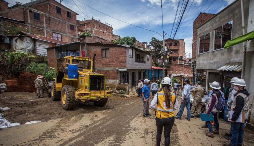 Lluvias en Medellín: En Medellín se ha recomendado la evacuación de 58 inmuebles