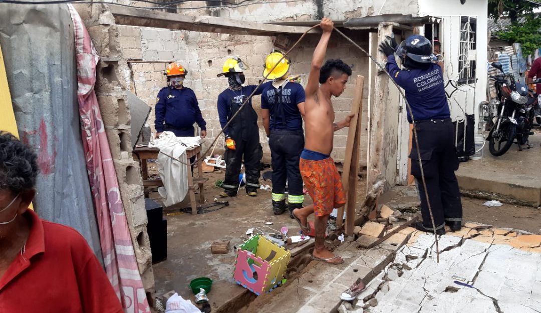 Invierno: Trasladan a 25 familias a albergues temporales por riesgo en viviendas