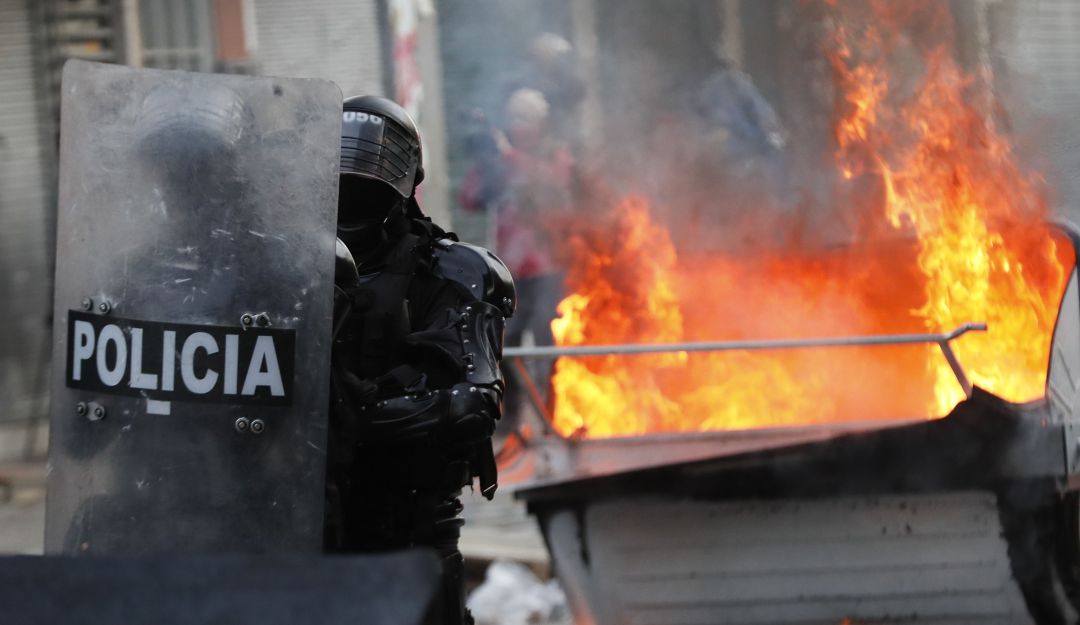 Manifestaciones en Bogotá
