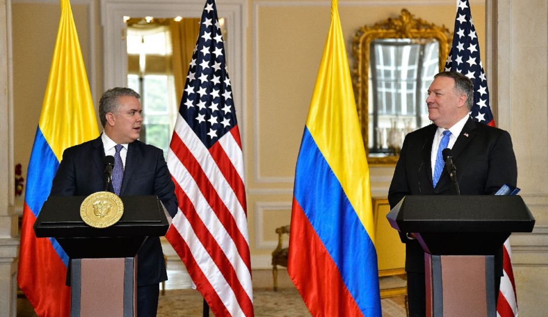 Visita Mike Pompeo: Pompeo y Duque aseguran que situación en Venezuela es "insostenible"