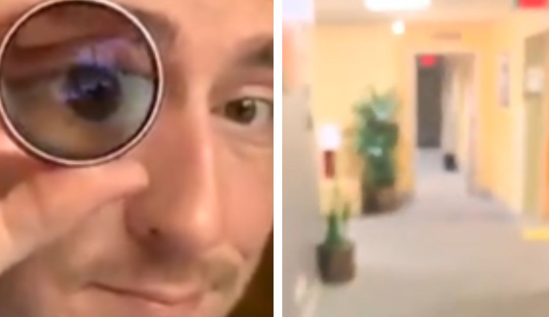 Doctor en TikTok: Oftalmólogo mostró en TikTok cómo ve un miope con ayuda de lente especial