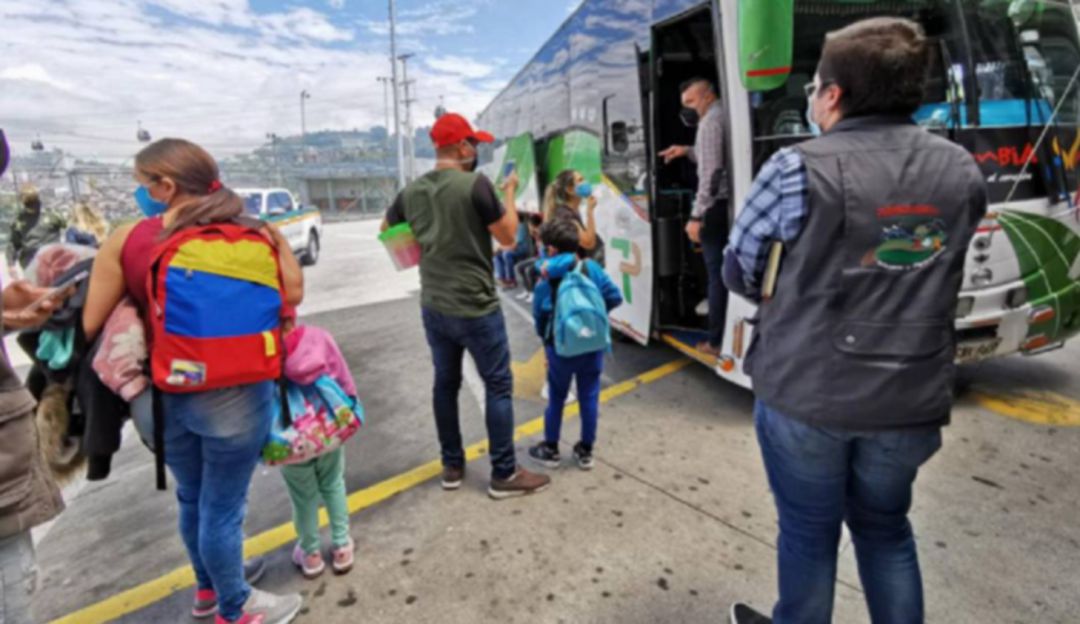 Venezolanos en Manizales han retornado a su país: Más de 200 venezolanos han retornado a su país en los últimos 6 meses