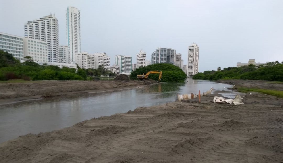 Recuperación El Laguito en Cartagena: Avanza recuperación de El Laguito en Cartagena
