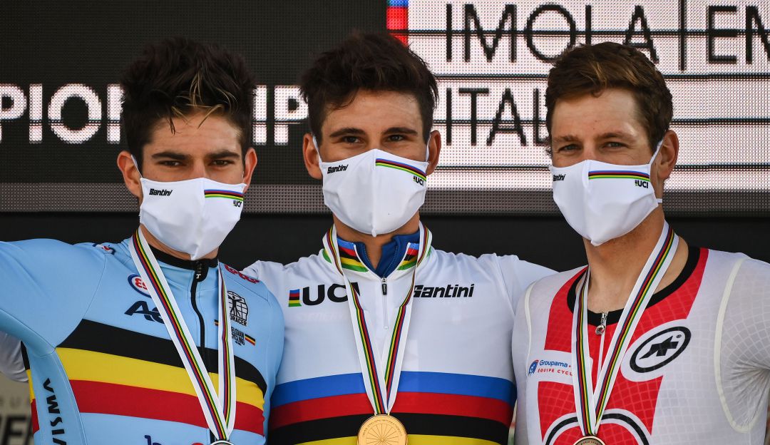 Mundial de Ciclismo contrarreloj: Filippo Ganna oro en la prueba de contrarreloj; Daniel Martínez terminó 18