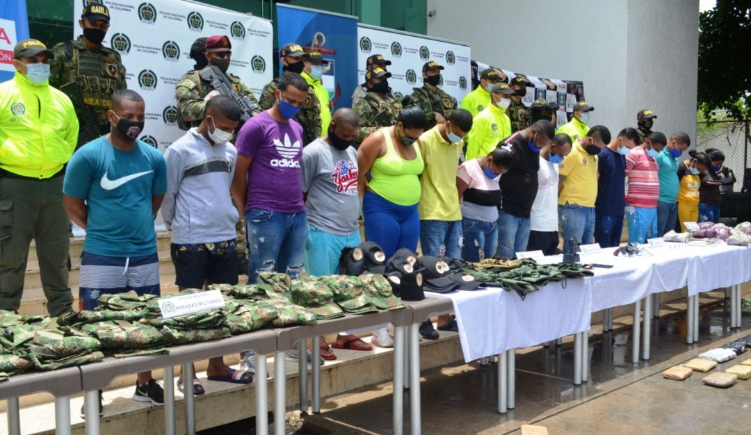 narcotráfico en Cartagena: Cárcel para 14 integrantes de banda de narcotráfico en Cartagena