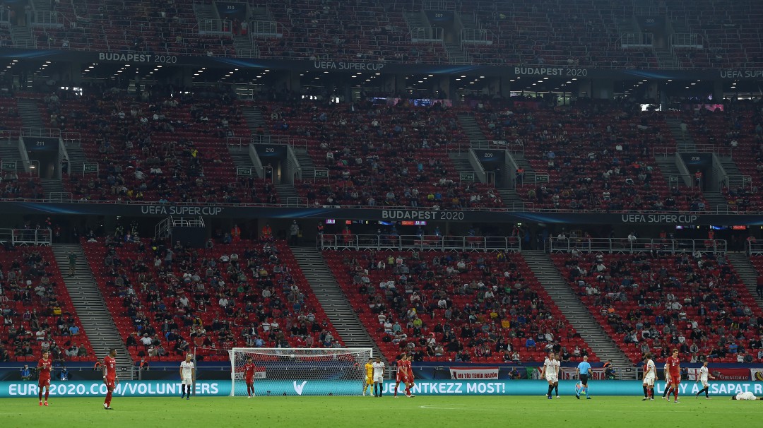 La UEFA satisfecha por la experiencia de público en la Supercopa de Europa