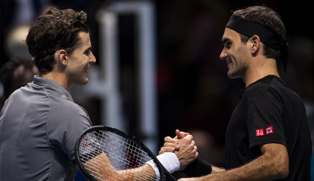 Thiem Federer Nadal: Thiem: "Haré todo lo posible para que Roger siga siendo el número uno"
