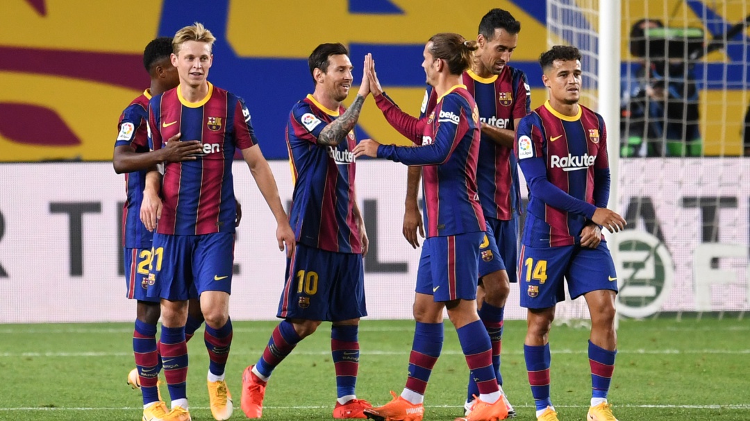 Barcelona comenzó con goleada la era de Ronald Koeman