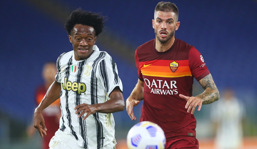Cuadrado Roma 2-2 Juventus: Con Cuadrado los 90 minutos, Juventus empató de visitante ante la Roma