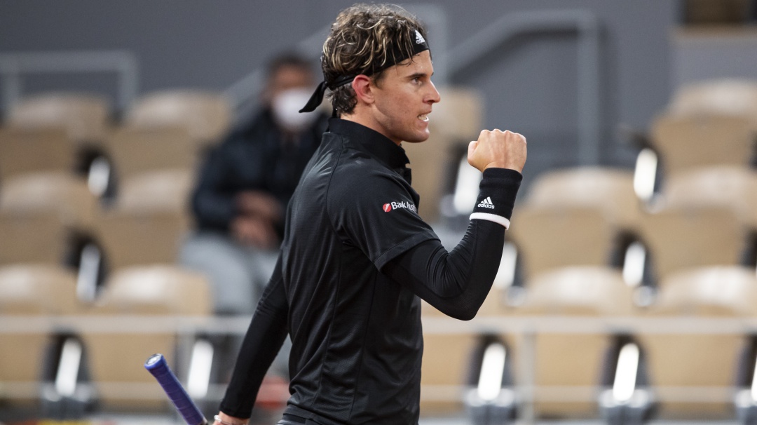 Thiem venció con comodidad a Cilic en su estreno en Roland Garros